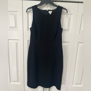 J.Crew Sleeveless Sheath Dress in Four-Season Stretch Black Women's Size 6